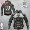 Personalized NRL Brisbane Broncos Rose Dragon 3D Hoodie Personalized NRL Brisbane Broncos Rose Dragon 3D Hoodie