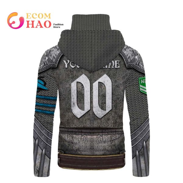 Personalized NRL Cronulla Sutherland Sharks Armor 3D Hoodie