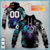 Personalized NRL Gold Coast Titans Armor 3D Hoodie