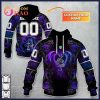 Personalized NRL Melbourne Storm Native Skull 3D Hoodie
