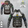 Personalized NRL North Queensland Cowboys Native Skull 3D Hoodie