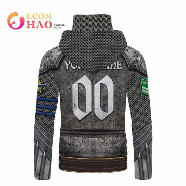 Personalized NRL North Queensland Cowboys Armor 3D Hoodie