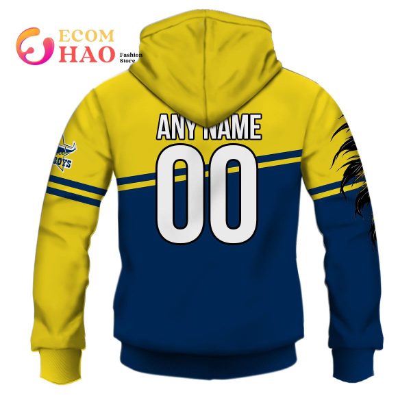 Personalized NRL North Queensland Cowboys Native Skull 3D Hoodie
