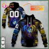 Personalized NRL Parramatta Eels Native Skull 3D Hoodie