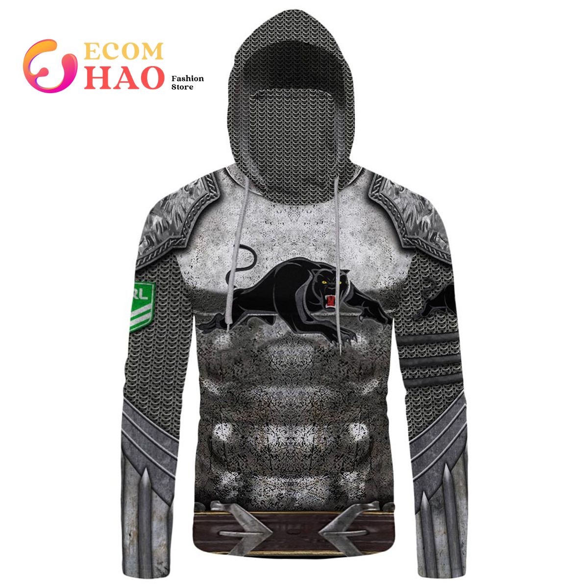 Personalized NRL Penrith Panthers Armor 3D Hoodie