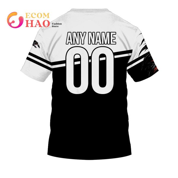 Personalized NRL Penrith Panthers Native Skull 3D Hoodie