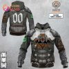 Personalized NRL Wests Tigers Native Skull 3D Hoodie