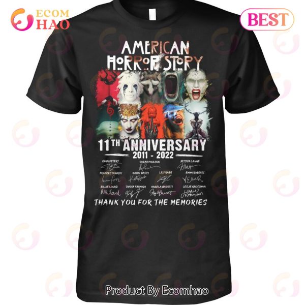 American Horror Story 11th Anniversary 2011 – 2022 Thank You For The Memories T-Shirt