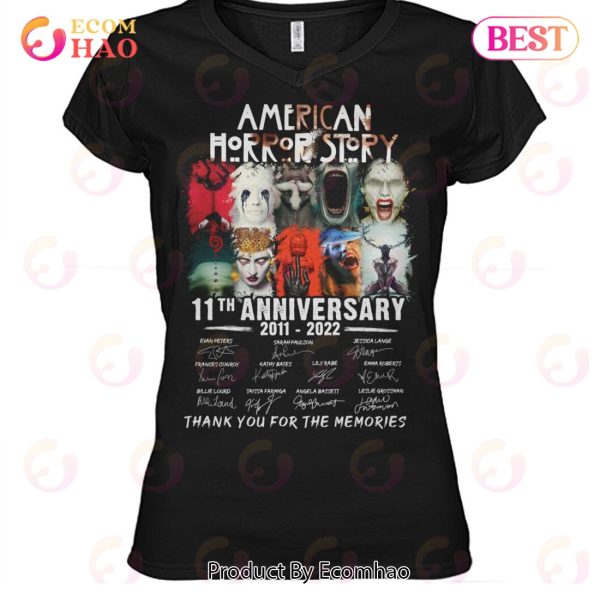 American Horror Story 11th Anniversary 2011 – 2022 Thank You For The Memories T-Shirt