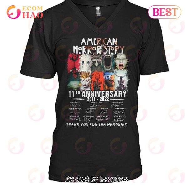 American Horror Story 11th Anniversary 2011 – 2022 Thank You For The Memories T-Shirt