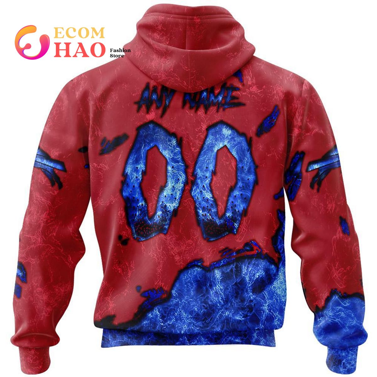 NFL Bills Halloween Jersey Limited Edition 3D Hoodie