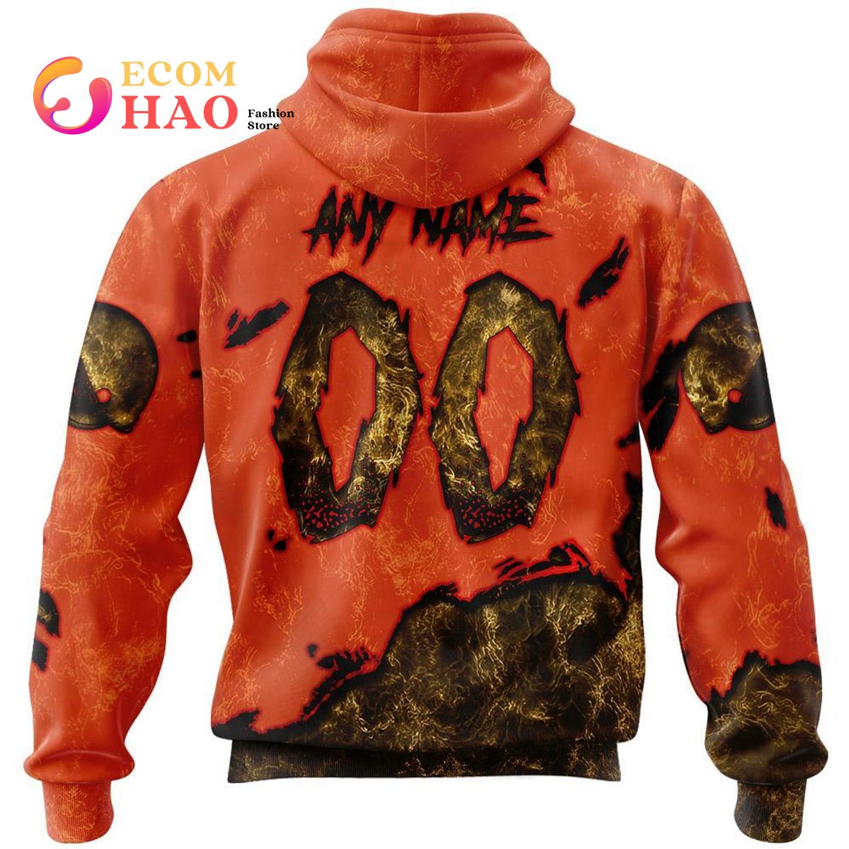 NFL Browns Halloween Jersey Limited Edition 3D Hoodie