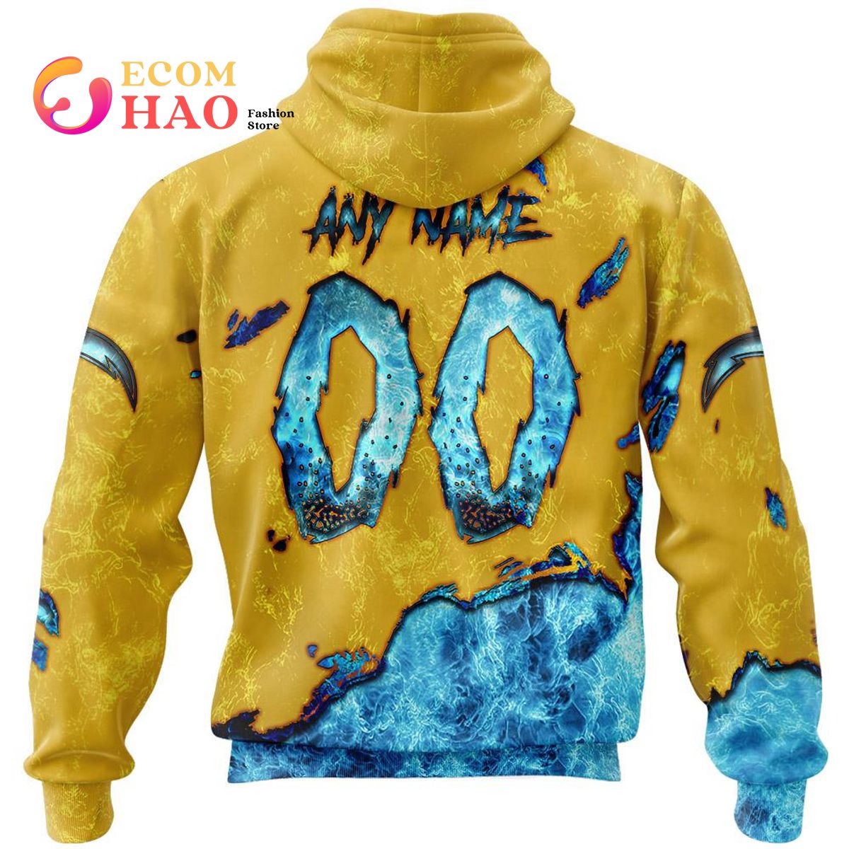 NFL Chargers Halloween Jersey Limited Edition 3D Hoodie