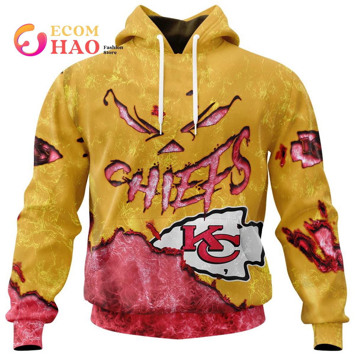 NFL Kansas City Chiefs Honor US Air Force Veterans 3D Hoodie - Ecomhao Store