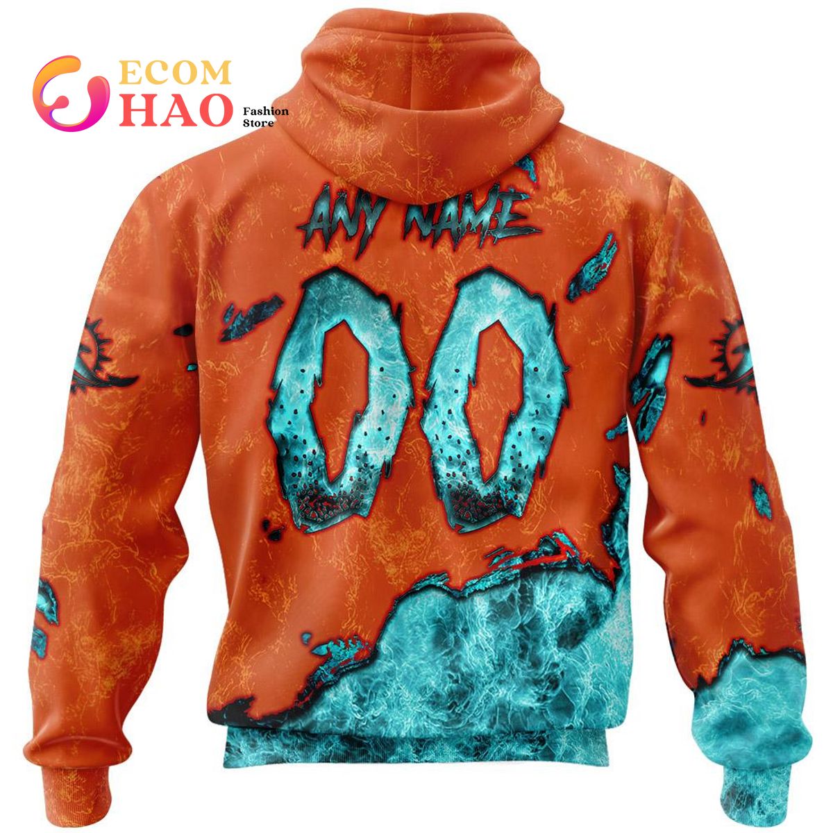 NFL Dolphins Halloween Jersey Limited Edition 3D Hoodie