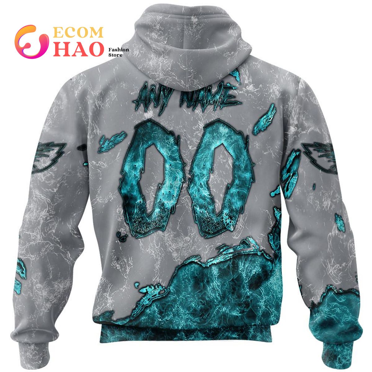 NFL Eagles Halloween Jersey Limited Edition 3D Hoodie