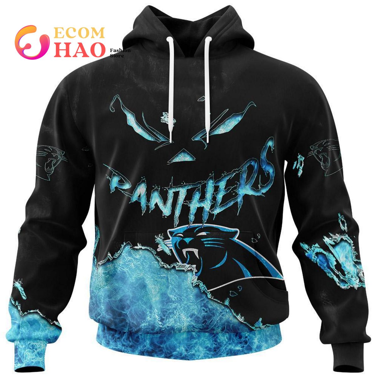 NFL Panthers Halloween Jersey Limited Edition 3D Hoodie