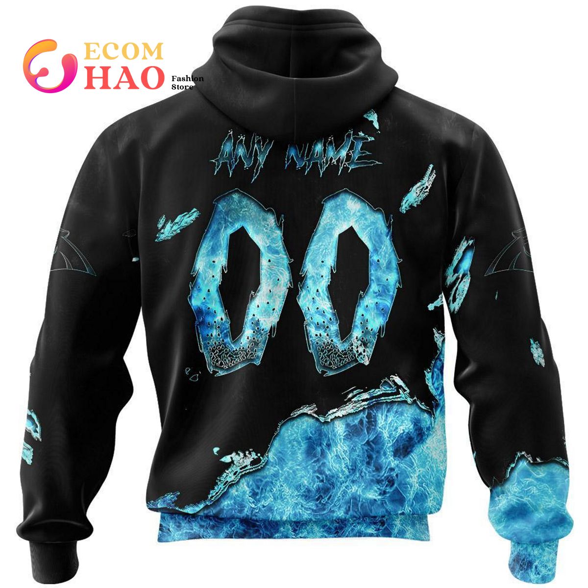 NFL Panthers Halloween Jersey Limited Edition 3D Hoodie