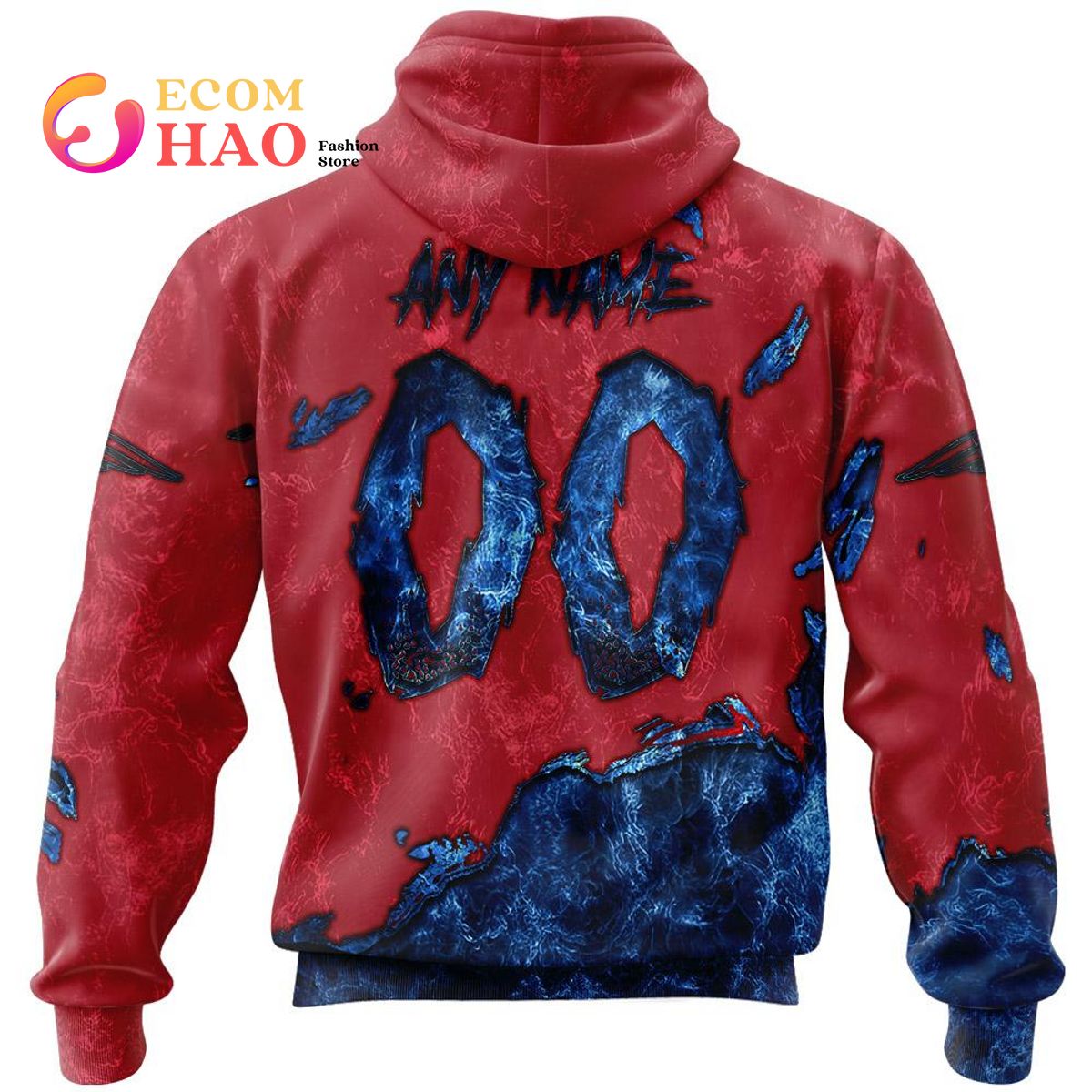 NFL Patriots Halloween Jersey Limited Edition 3D Hoodie