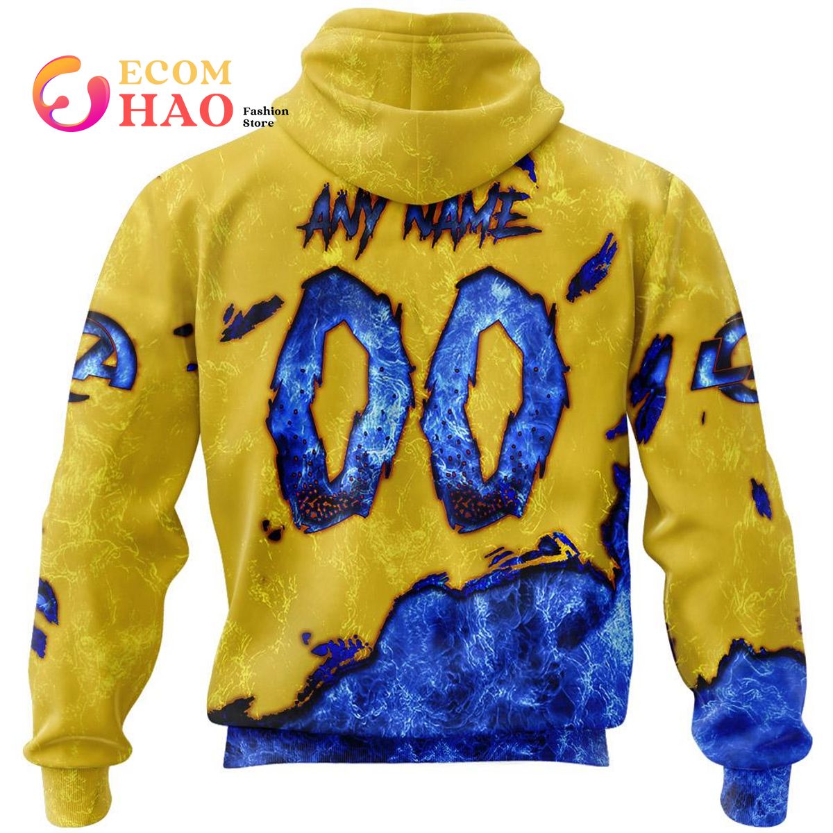 NFL Rams Halloween Jersey Limited Edition 3D Hoodie