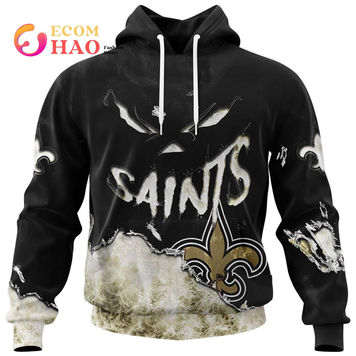 NFL Saints Halloween Jersey Limited Edition 3D Hoodie