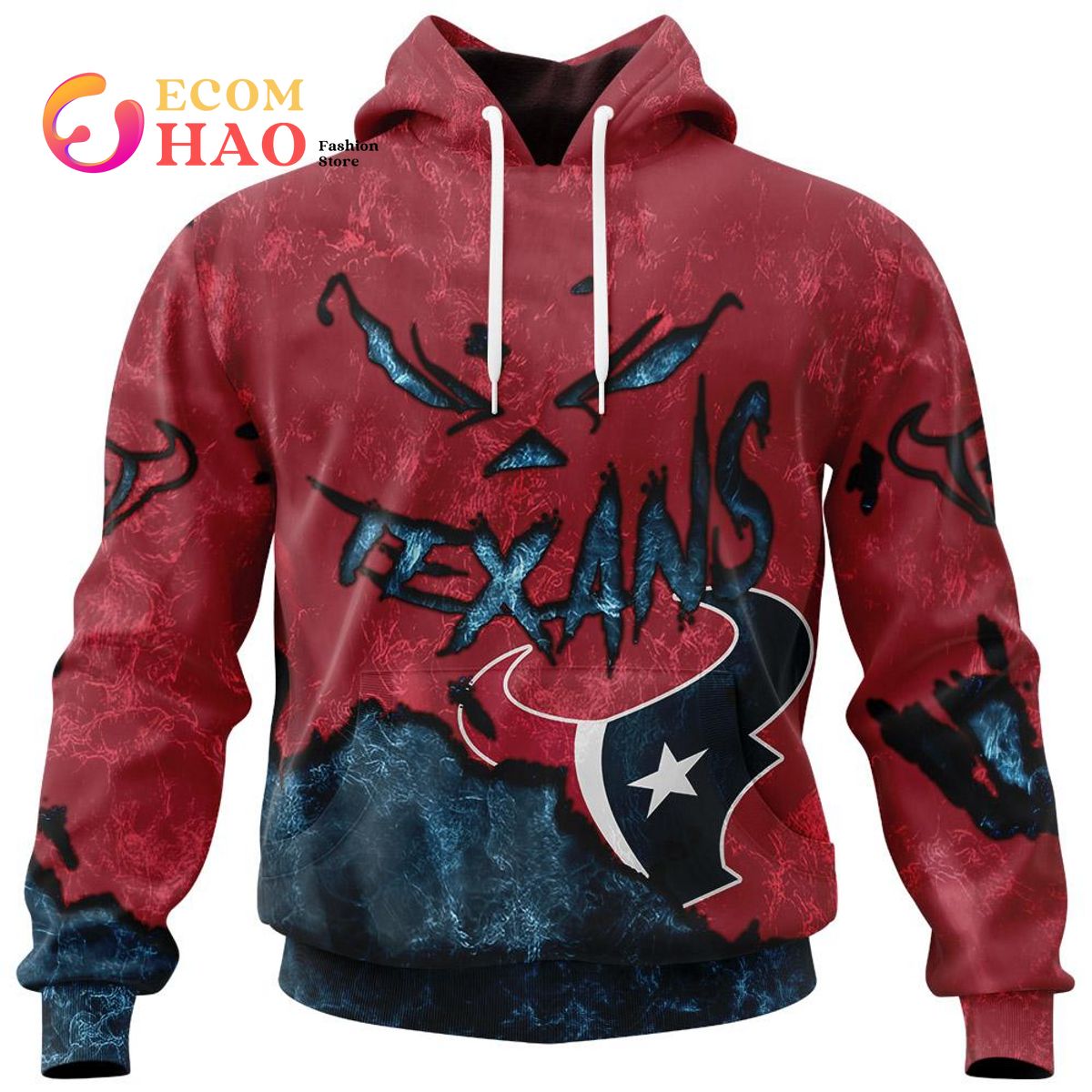 NFL Dallas Cowboys Demon Eyes 3D Hoodie - Ecomhao Store