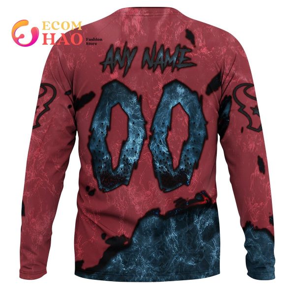 NFL Texans Halloween Jersey Limited Edition 3D Hoodie