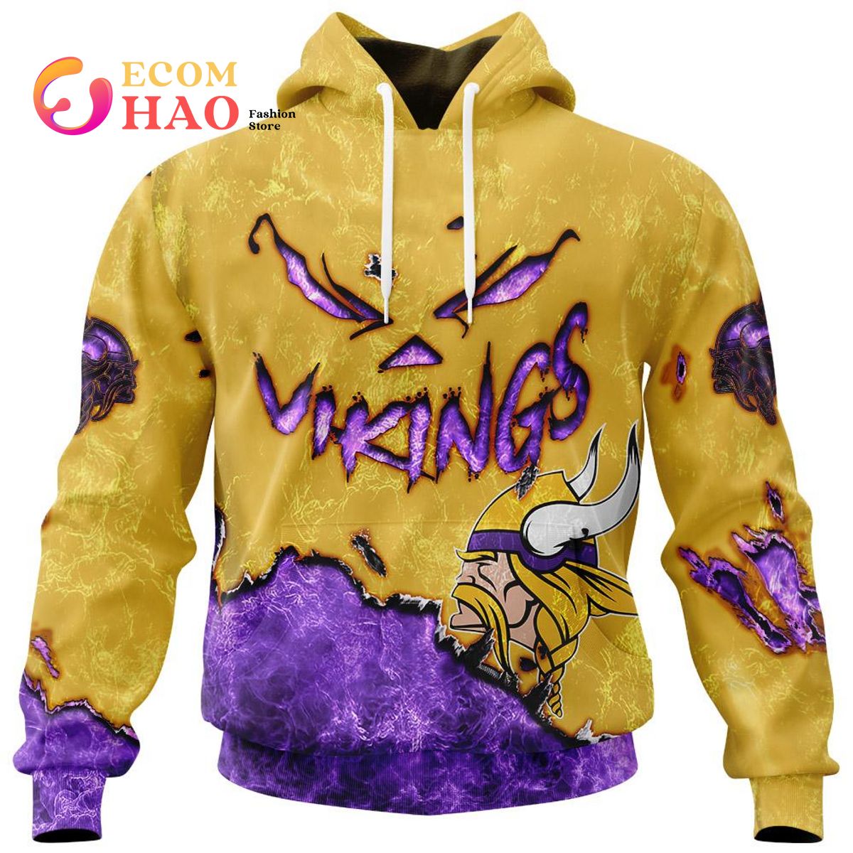 BEST NFL Minnesota Vikings, Specialized Halloween Concepts Kits 3D