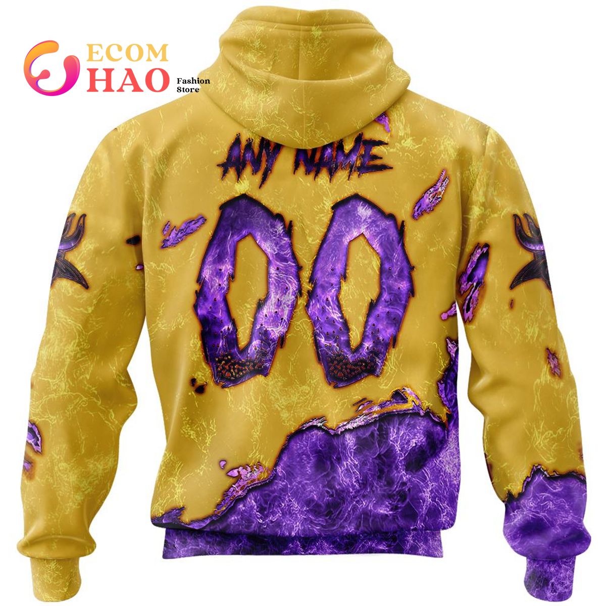 NFL Vikings Halloween Jersey Limited Edition 3D Hoodie