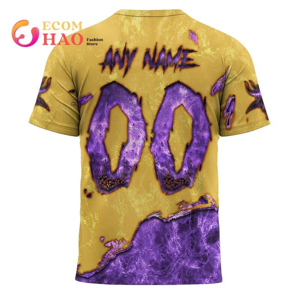 NFL Vikings Halloween Jersey Limited Edition 3D Hoodie