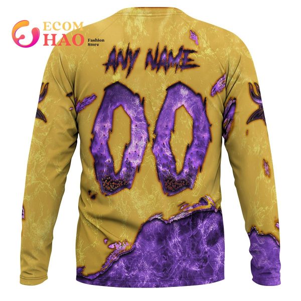 NFL Vikings Halloween Jersey Limited Edition 3D Hoodie