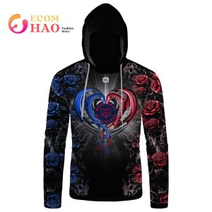 Best Personalized CFL Montreal Alouettes Rose Dragon 3D Hoodie