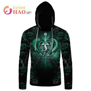 Best Personalized CFL Saskatchewan Roughriders Rose Dragon 3D Hoodie