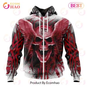 NFL Atlanta Falcons Special Kits With Skull Art 3D Hoodie