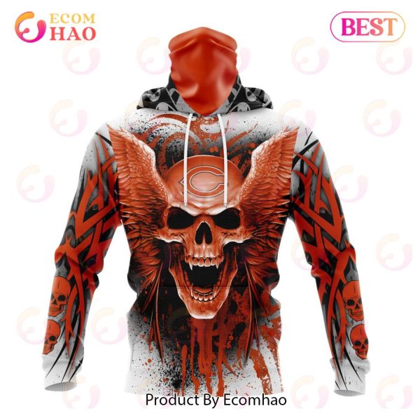 NFL Chicago Bears Special Kits With Skull Art 3D Hoodie