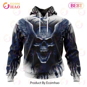 NFL Dallas Cowboys Special Kits With Skull Art 3D Hoodie
