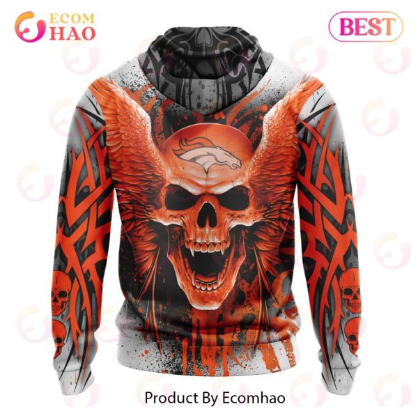 NRL Brisbane Broncos Special Skull Art Design Hoodie - Torunstyle