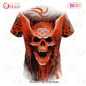 Denver Broncos Skulls Of Fantasy Logo Shirt - Peanutstee