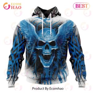NFL Detroit Lions Special Kits With Skull Art 3D Hoodie