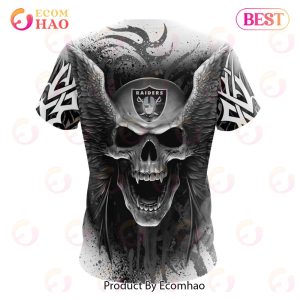 18% OFF SAVE Las Vegas Raiders Hoodies 3D Death Skull Hoodies – 4 Fan Shop
