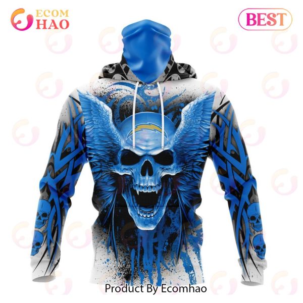 NFL Los Angeles Chargers Special Kits With Skull Art 3D Hoodie