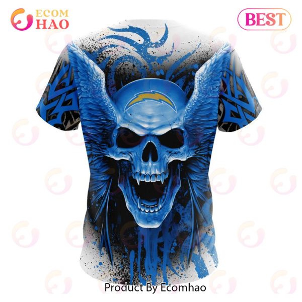 NFL Los Angeles Chargers Special Kits With Skull Art 3D Hoodie