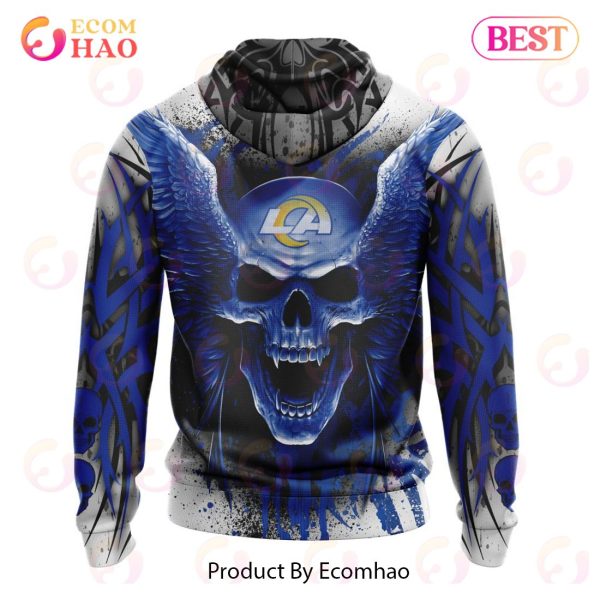 NFL Los Angeles Rams Special Kits With Skull Art 3D Hoodie