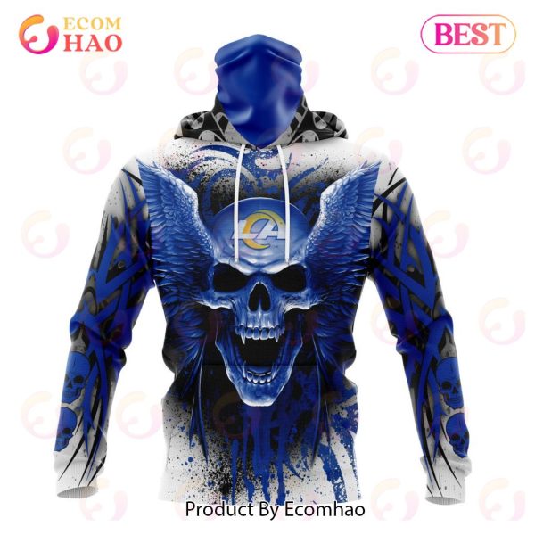 NFL Los Angeles Rams Special Kits With Skull Art 3D Hoodie
