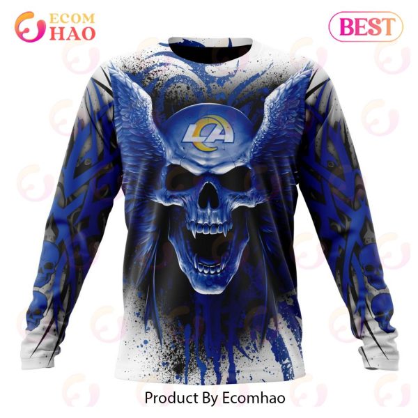 NFL Los Angeles Rams Special Kits With Skull Art 3D Hoodie