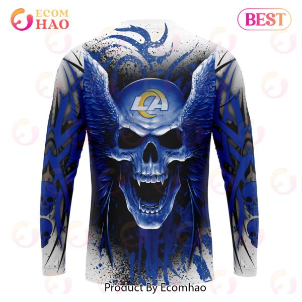 NFL Los Angeles Rams Special Kits With Skull Art 3D Hoodie