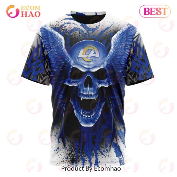 NFL Los Angeles Rams Special Kits With Skull Art 3D Hoodie