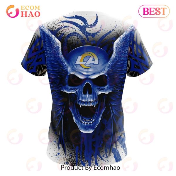 NFL Los Angeles Rams Special Kits With Skull Art 3D Hoodie