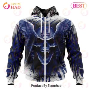 NFL New York Giants Special Kits With Skull Art 3D Hoodie