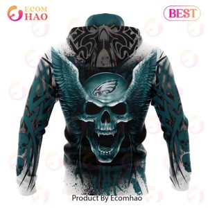 Philadelphia Eagles Skull Philadelphia Eagles Nfl Philadelphia Eagles  Apparel 19207 3D Hoodie - Peto Rugs